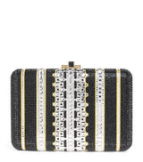 Harrods Judith Leiber Crystal Lattice Slim Slide Clutch Bag- Buy online at McGrocer