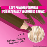 NYX Powder Louder Brow Pencil 02, imported from the UK