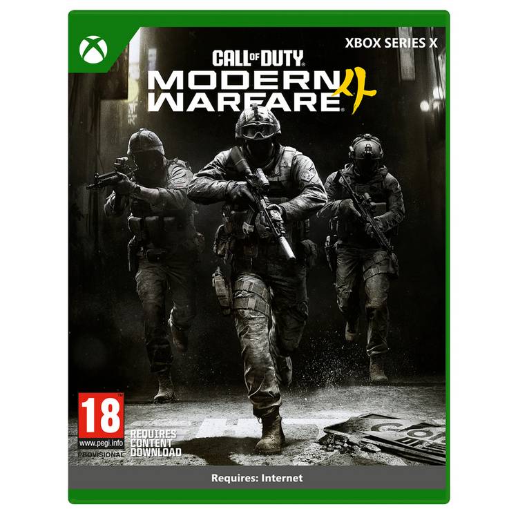 Call of Duty Modern Warfare 4 Xbox Series X game disc, UK version