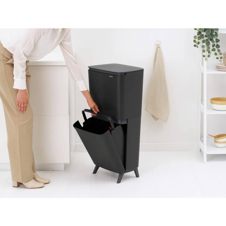 Brabantia 20+25L recycle bin dark grey (British brand)