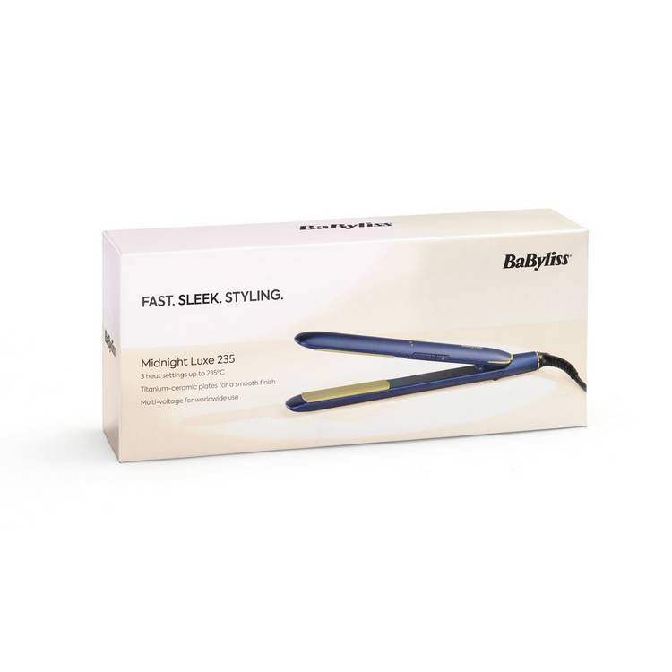 BaByliss Luxe straightener 2516U midnight blue - British product
