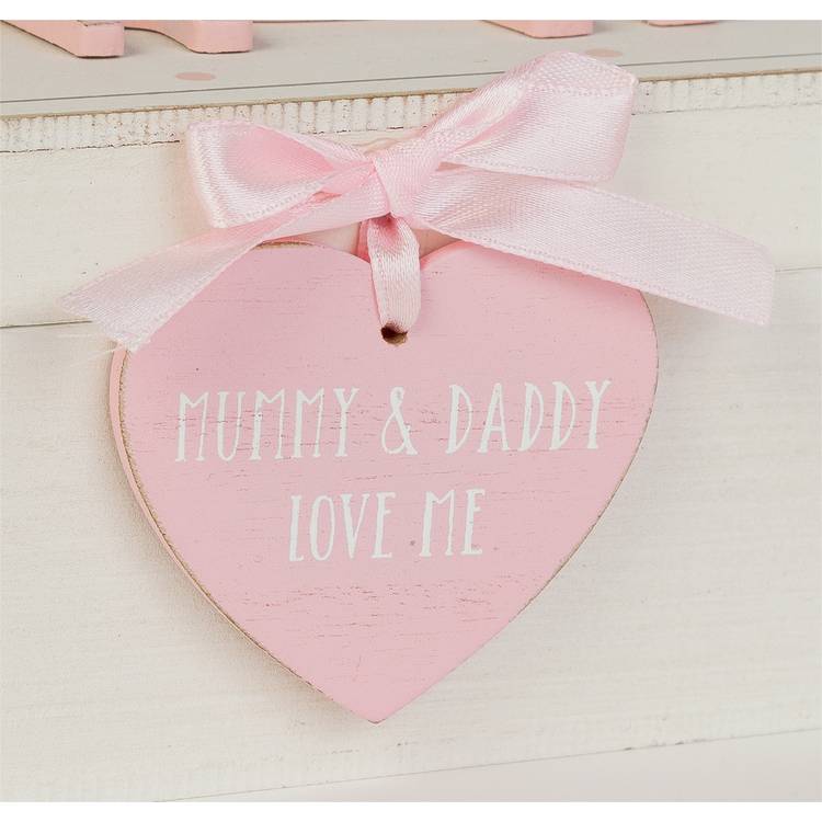 Petit Cheri pink keepsake box with love hearts and elephant, imported from the UK