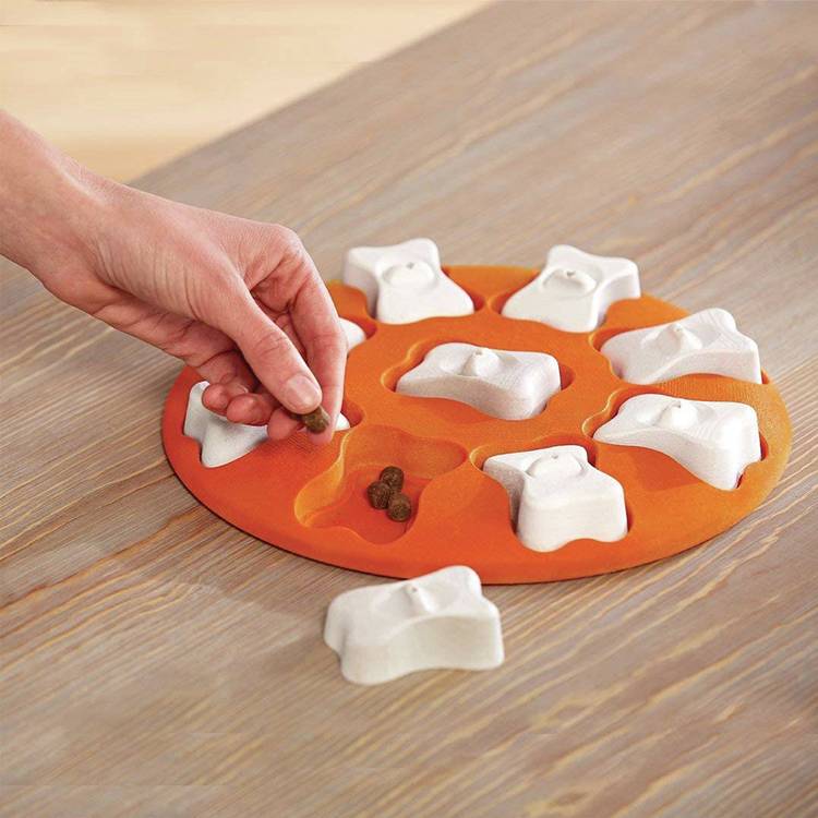 Nina Ottoson Dog Smart dog puzzle toy with 9 treat compartments - British product