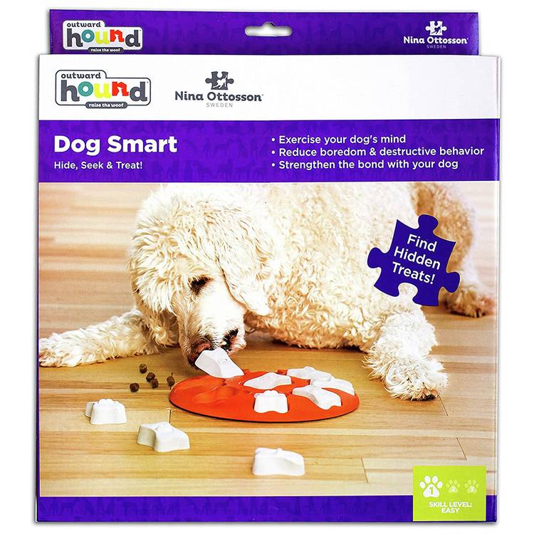 Nina Ottoson Dog Smart dog puzzle toy with 9 treat compartments - British product