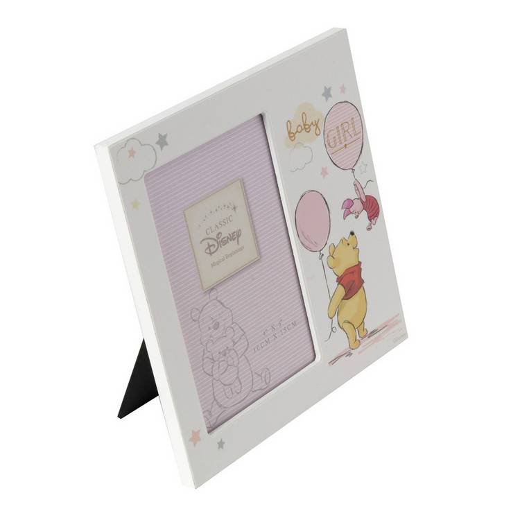 Disney Winnie the Pooh baby girl frame 18.5 cm, UK version
