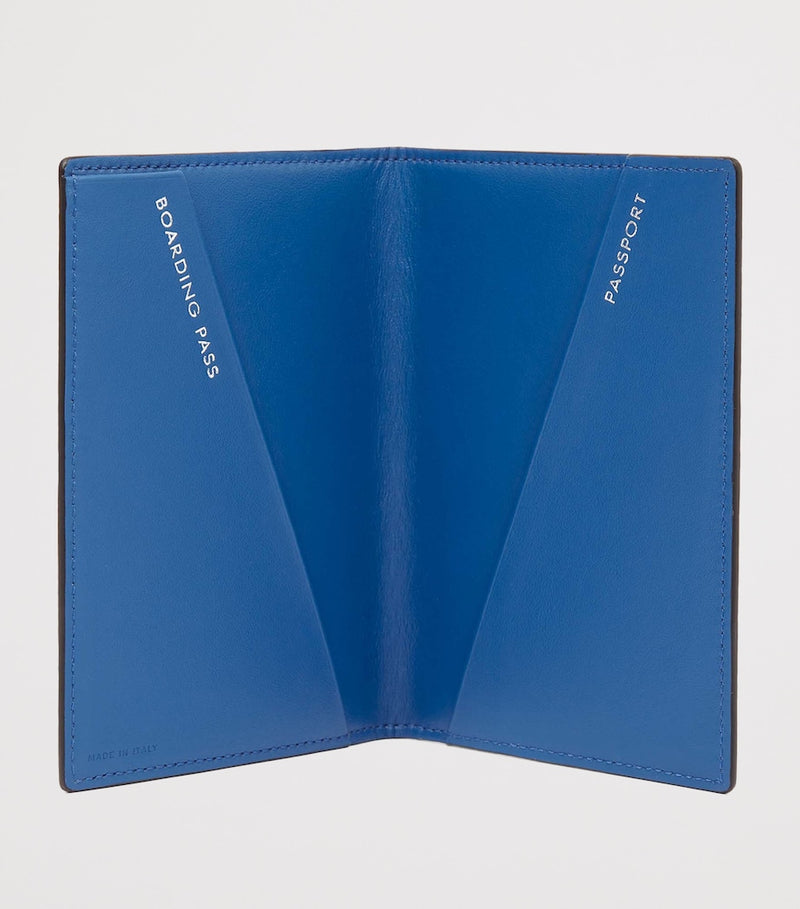 Smythson Leather Panama Passport Cover (British brand)