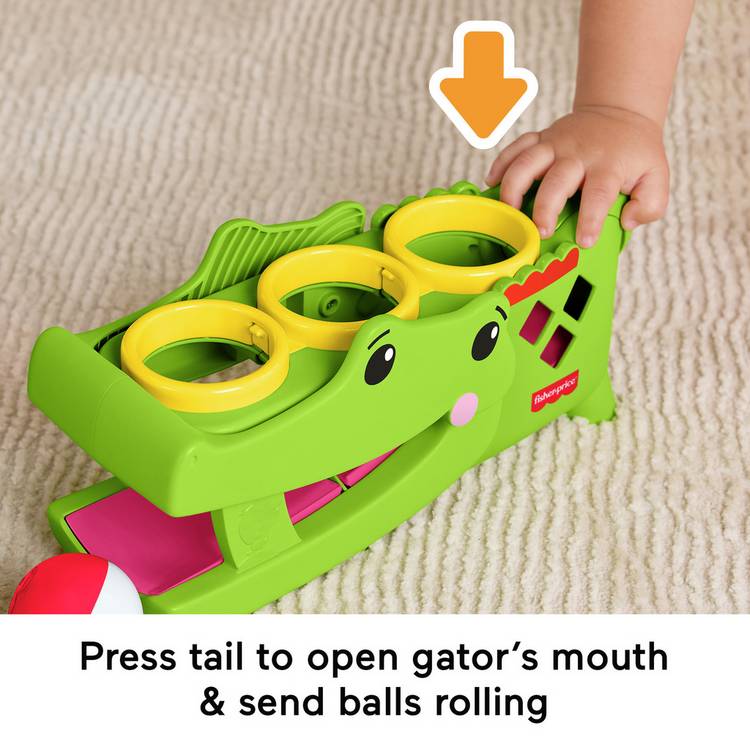 Fisher Price Sit & Tap Rolligator activity toy - British product