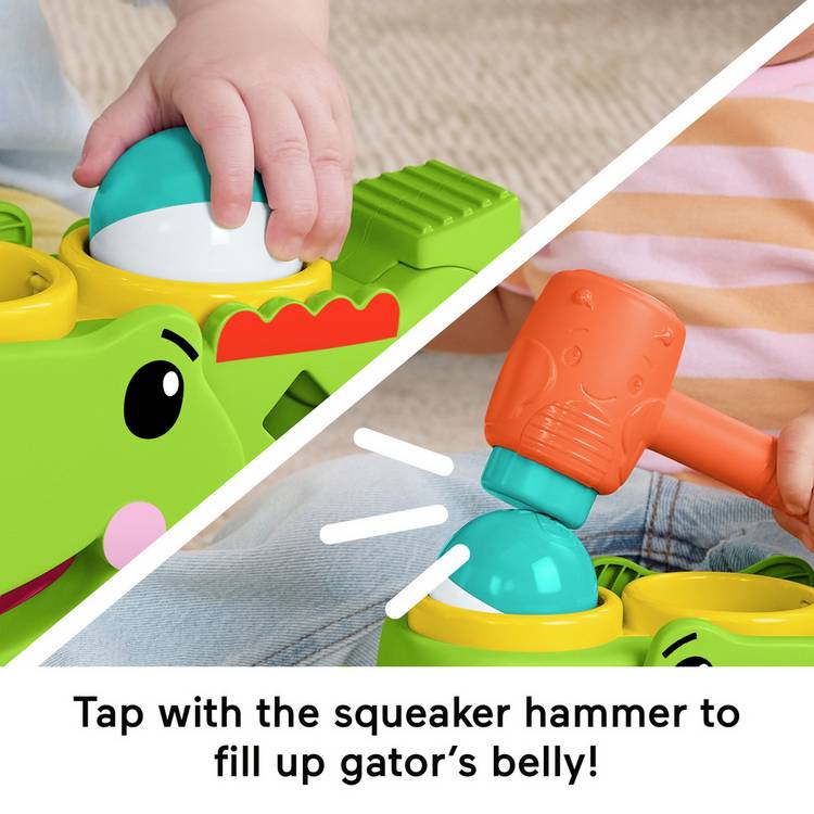Fisher Price Sit & Tap Rolligator activity toy - British product