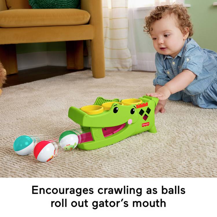 Fisher Price Sit & Tap Rolligator activity toy - British product