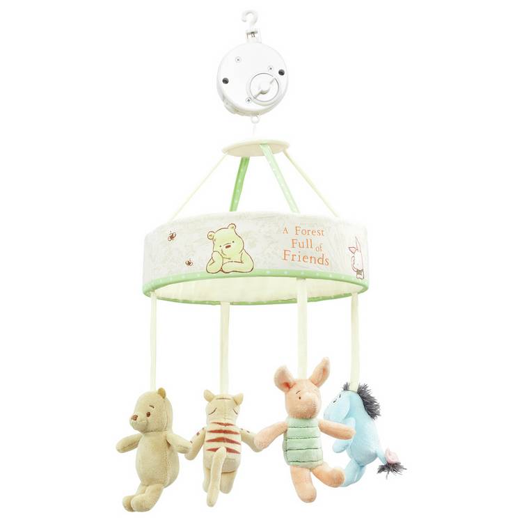 Winnie the Pooh cot mobile with characters (British brand)