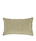 De Le Cuona Linen Leopard Kanoko cushion 35cm x 60cm - British product