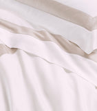 Frette Cotton Breeze Border queen duvet cover 240x220cm - British product