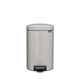 Brabantia NewIcon 12L pedal bin soft grey (British brand)