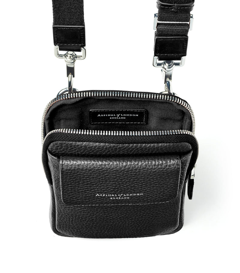 Aspinal of London leather cross-body phone pouch (British brand)