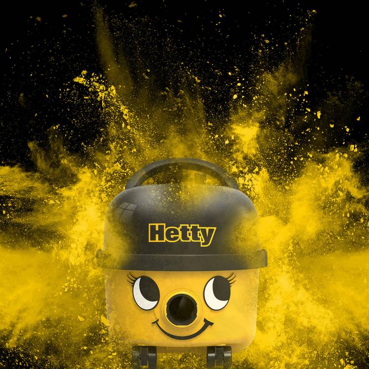 Hetty bagged cylinder vacuum cleaner, UK version