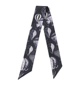 Harrods Aspinal of London Silk Shield Skinny Scarf 88cm x 6cm- Buy online at McGrocer