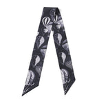 Aspinal of London silk shield skinny scarf, UK version