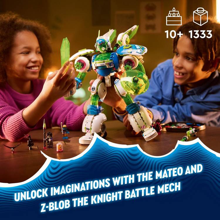 LEGO DreamZzz Mateo and Z-Blob Knight Battle Mech 71485 - British product