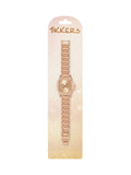 Peers Hardy Tikkers rose gold watch with multicoloured stone dial, imported from the UK