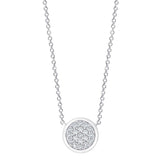 Costco diamond pendant round brilliant cut 0.25ctw, imported from the UK