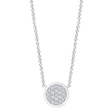 Costco UK Costco 0.25ctw Round Brilliant Cut Diamond Pendant 14ct White Gold- Buy online at McGrocer