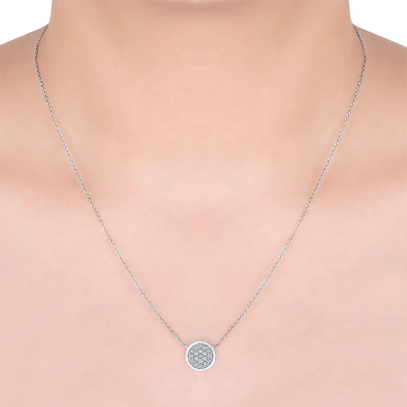 Costco diamond pendant round brilliant cut 0.25ctw, imported from the UK