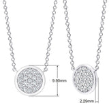 Costco diamond pendant round brilliant cut 0.25ctw, imported from the UK