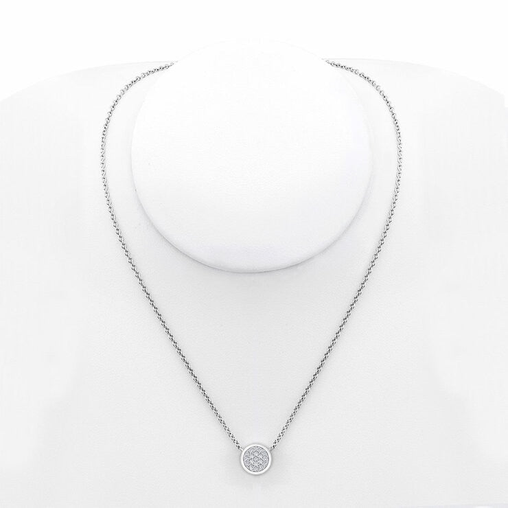 Costco diamond pendant round brilliant cut 0.25ctw, imported from the UK