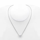 Costco diamond pendant round brilliant cut 0.25ctw, imported from the UK