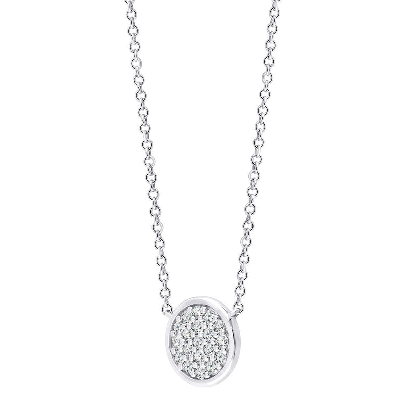 Costco diamond pendant round brilliant cut 0.25ctw, imported from the UK