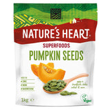 Nature's Heart Pumpkin Seeds 1kg, imported from the UK