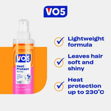 VO5 heat protect spray Heat-Activated Complex 200ml (British brand)
