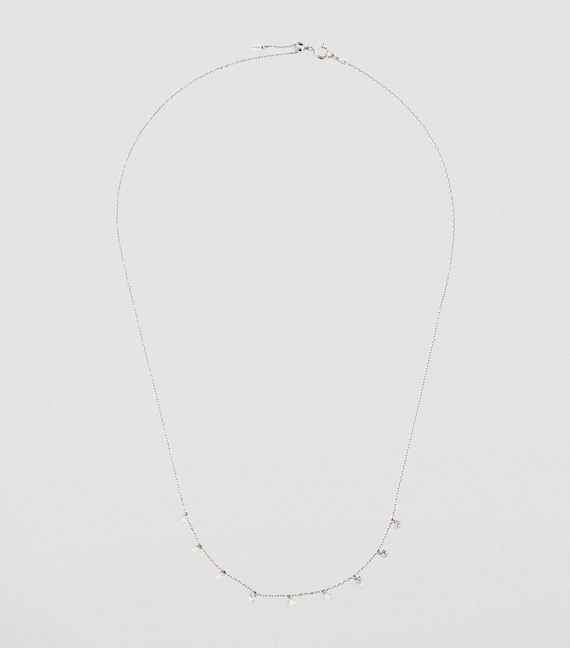 Persée white gold diamond Danaé necklace, imported from the UK