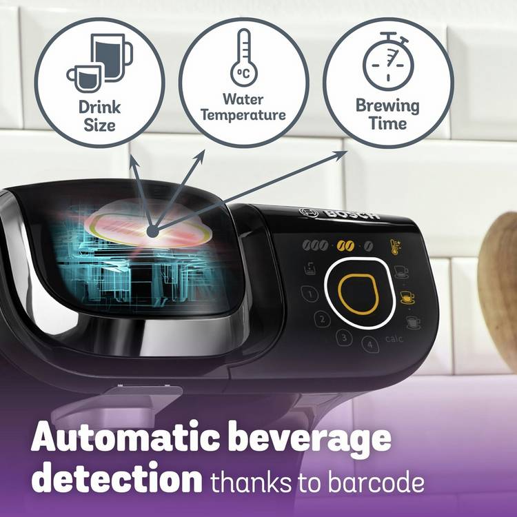 Bosch Tassimo My Way 2 black coffee machine, UK version