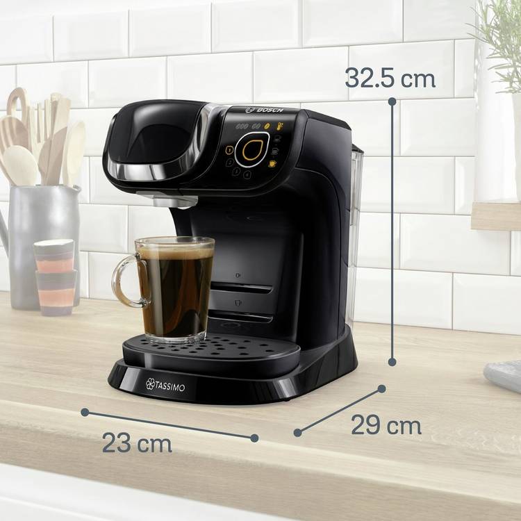 Bosch Tassimo My Way 2 black coffee machine, UK version