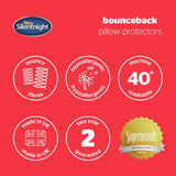 Silentnight Bounceback pillow protectors pair medium (British brand)