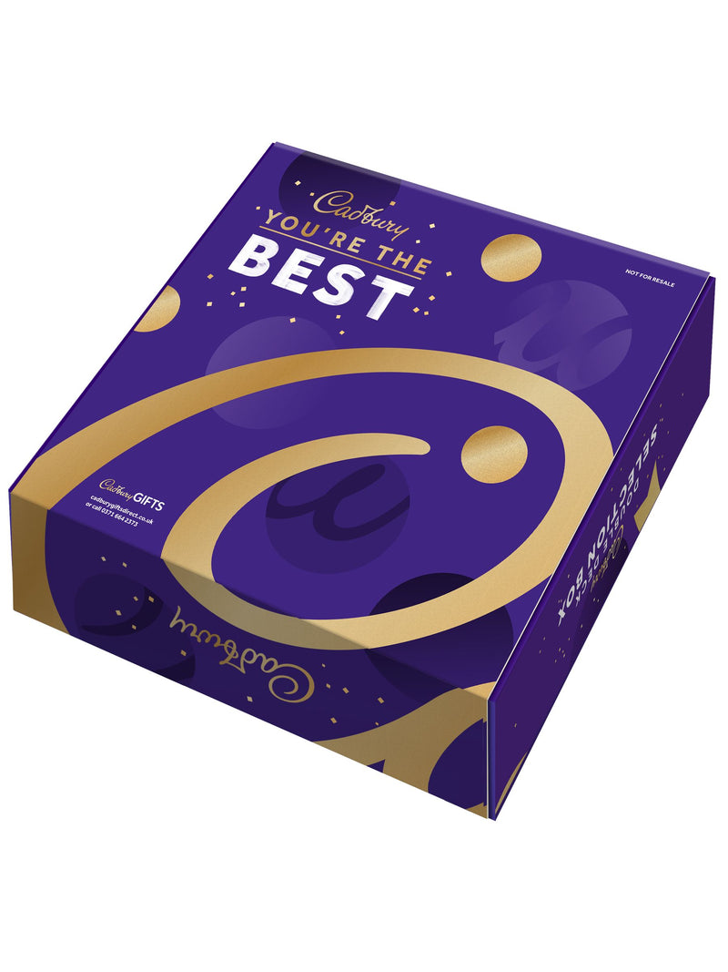 Cadbury Double Deck Chocolate Selection Dad Box measuring 25x23x6.5cm - British product