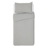 Habitat cotton rich single bedding set in grey, UK version