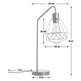 Argos Home Kanso Stick table lamp in black - British product