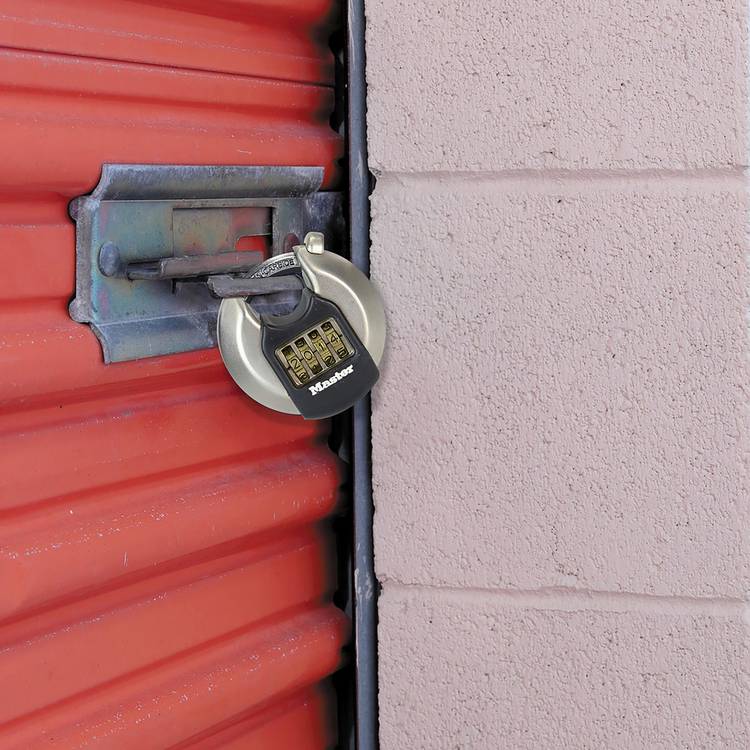 Master Lock combination disc padlock stainless steel, imported from the UK