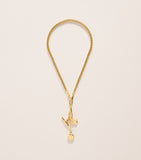 Tilly Sveaas Moi + Toi cluster necklace gold-plated brass - British product