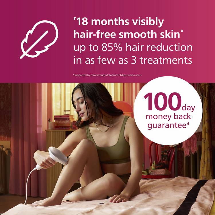 Philips Lumea Series 7000 IPL hair removal - British product
