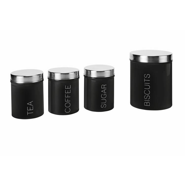 Argos Home 5-piece kitchen storage set jet black - British product