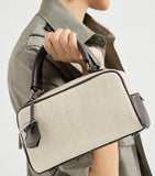 Brunello Cucinelli small woven Explorer Boston top-handle bag, UK version