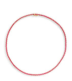 Suzanne Kalan rose gold ruby tennis necklace - British product