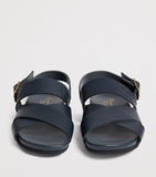 Bonpoint leather sandals with buckle fastening for children - British product
