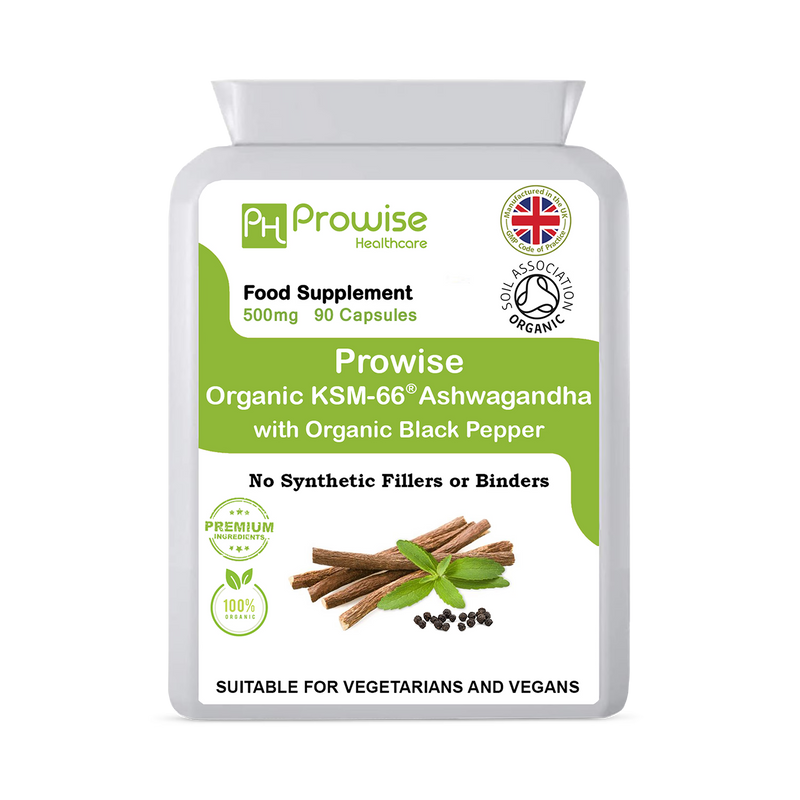 Prowise Healthcare KSM66 Ashwagandha 500mg 90 capsules (British brand)