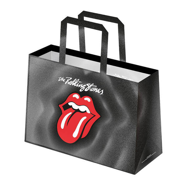 Rolling Stones logo reusable shopper bag (British brand)