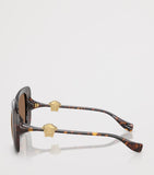 Versace square sunglasses VE4499U dark grey lenses, UK version