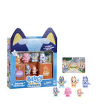 Bluey Fuzzies Deluxe figure set, imported from the UK